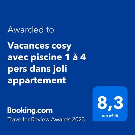Vacances Avec Piscine Et Entree Autonome Dans Jolie Appartement Jusqu'A 4 Personnes Sérignan 外观 照片